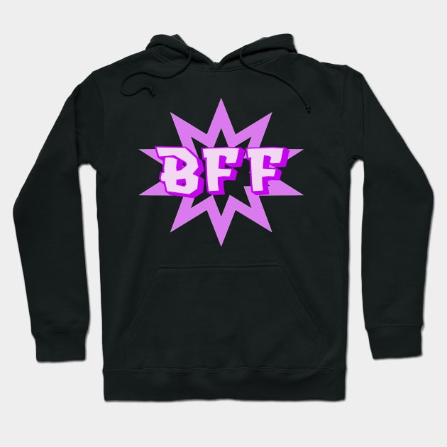 BFF Best Friends Forever Starburst Hoodie by tropicalteesshop